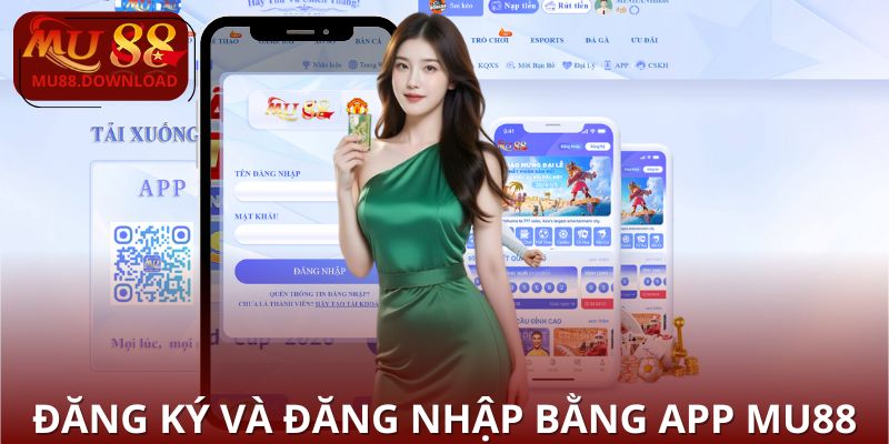 Các bước tạo tài khoản và đăng nhập qua ứng dụng
